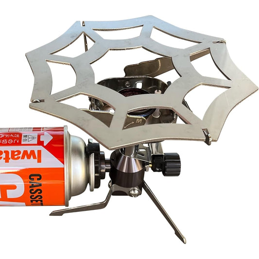(322) Iwatani Junior Compact Burner Single Burner Small Burner for CB-JCB Trivet (Spider Web Type) (Iron (Plate Thickness 2.3mm))