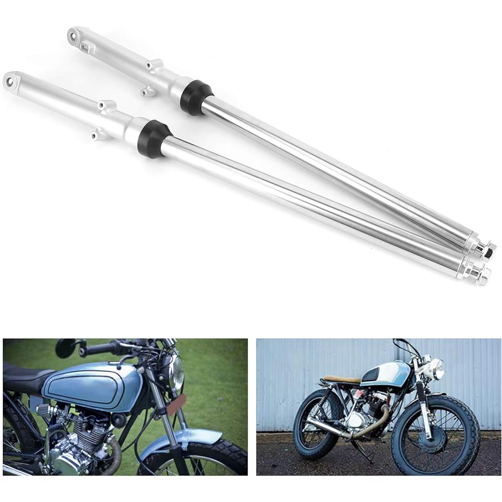 zhuolong 2pcs 27inch Front Fork Oil Shock Absorber Stainless Steel Fit for Honda CG125CT90CT110 Trail