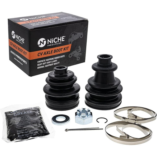 NICHE Rear CV Axle Boot Kit for Can-Am Outlander 330 Max 400 Replaces 705500469 705500428