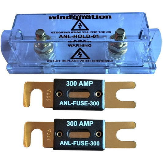 WindyNation ANL fuse holder + aNL fuse (300A fuse 2)
