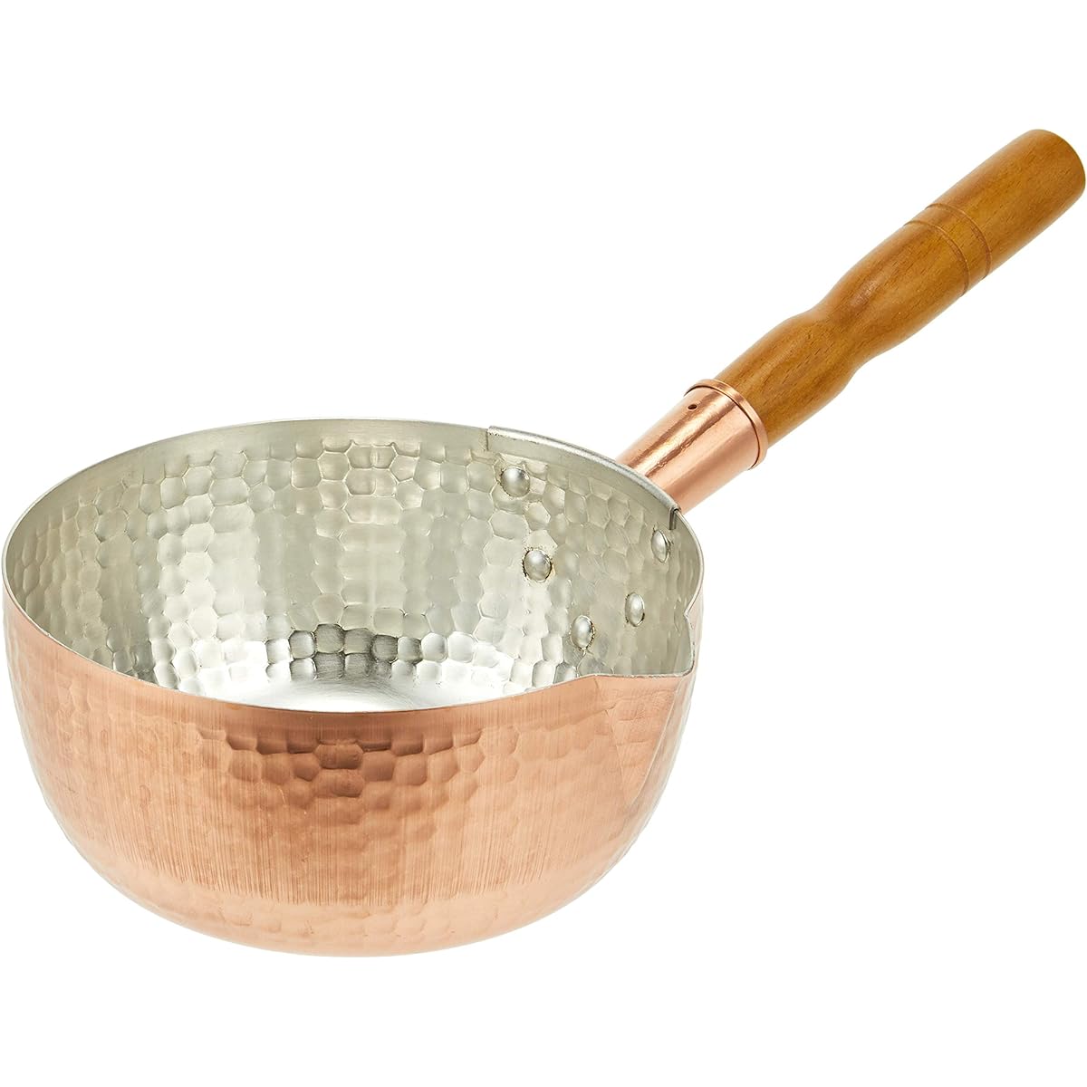 Marushin Bronze Ware Yukihira Hotpot Copper 18cm
