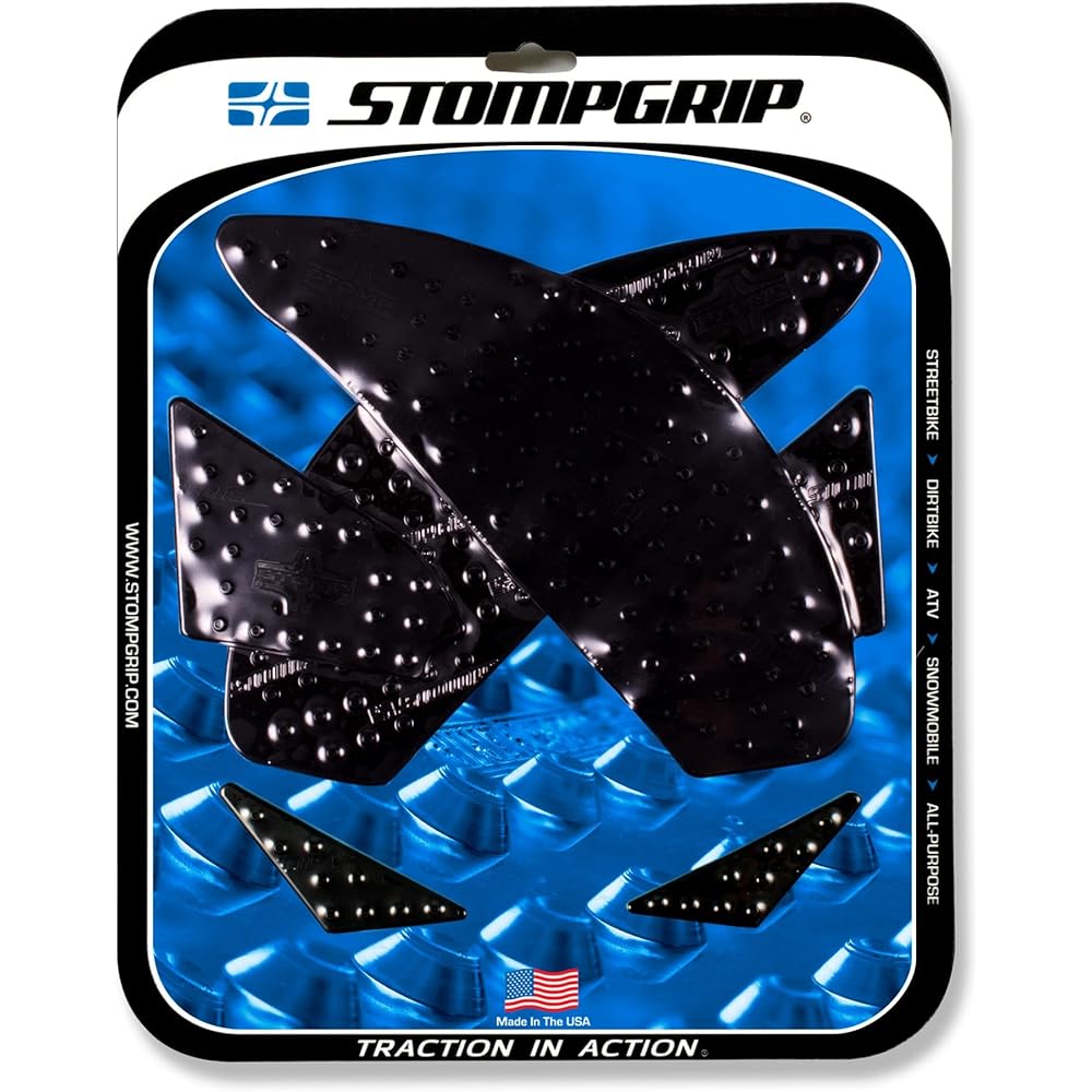 STOMPGRIP Traction Pad Tank Kit Elastomer Resin Black GSR750(12-15) GSX-S750(15) 55-10-0110B