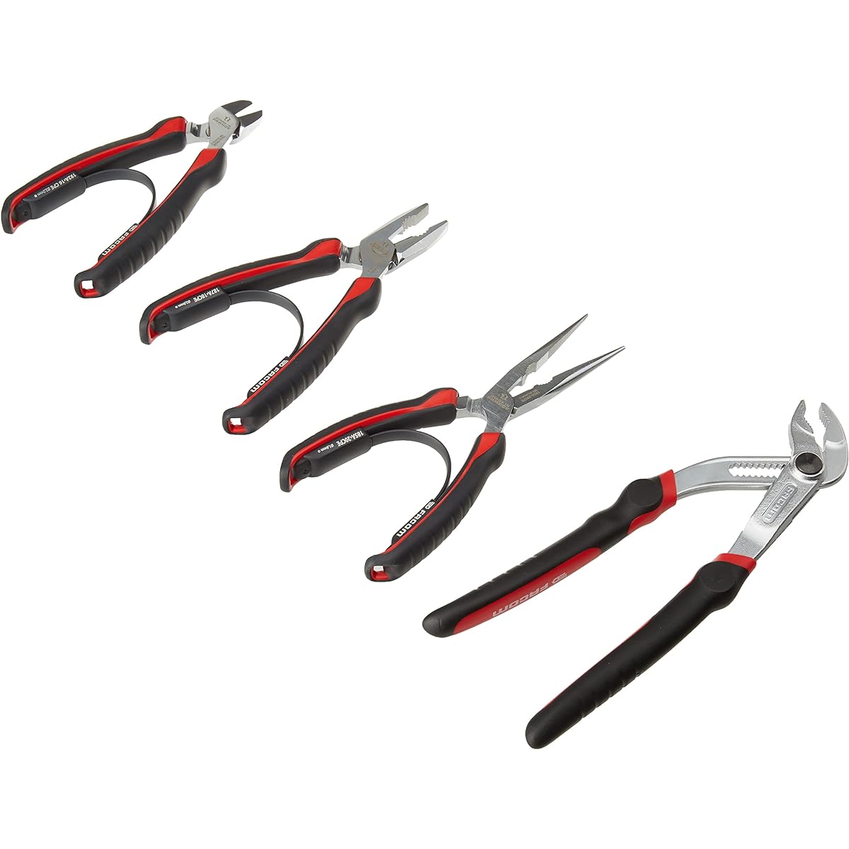 Facom pliers tool set multi-grip pliers, nippers, nose pliers, combination pliers 4Pc. CPE pliers set CPE.A4 FACOM