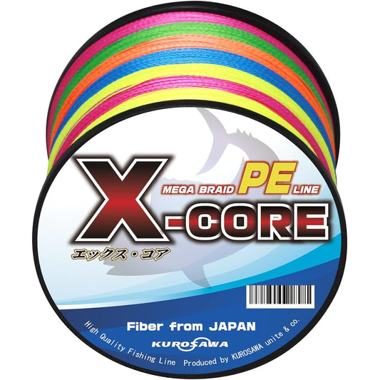 KUROSAWA PE line Fishing line No. 8 No. 10 No. 12 No. 14 No. 16 No. 18 No. 20 No. 22) X4 X8 X Core