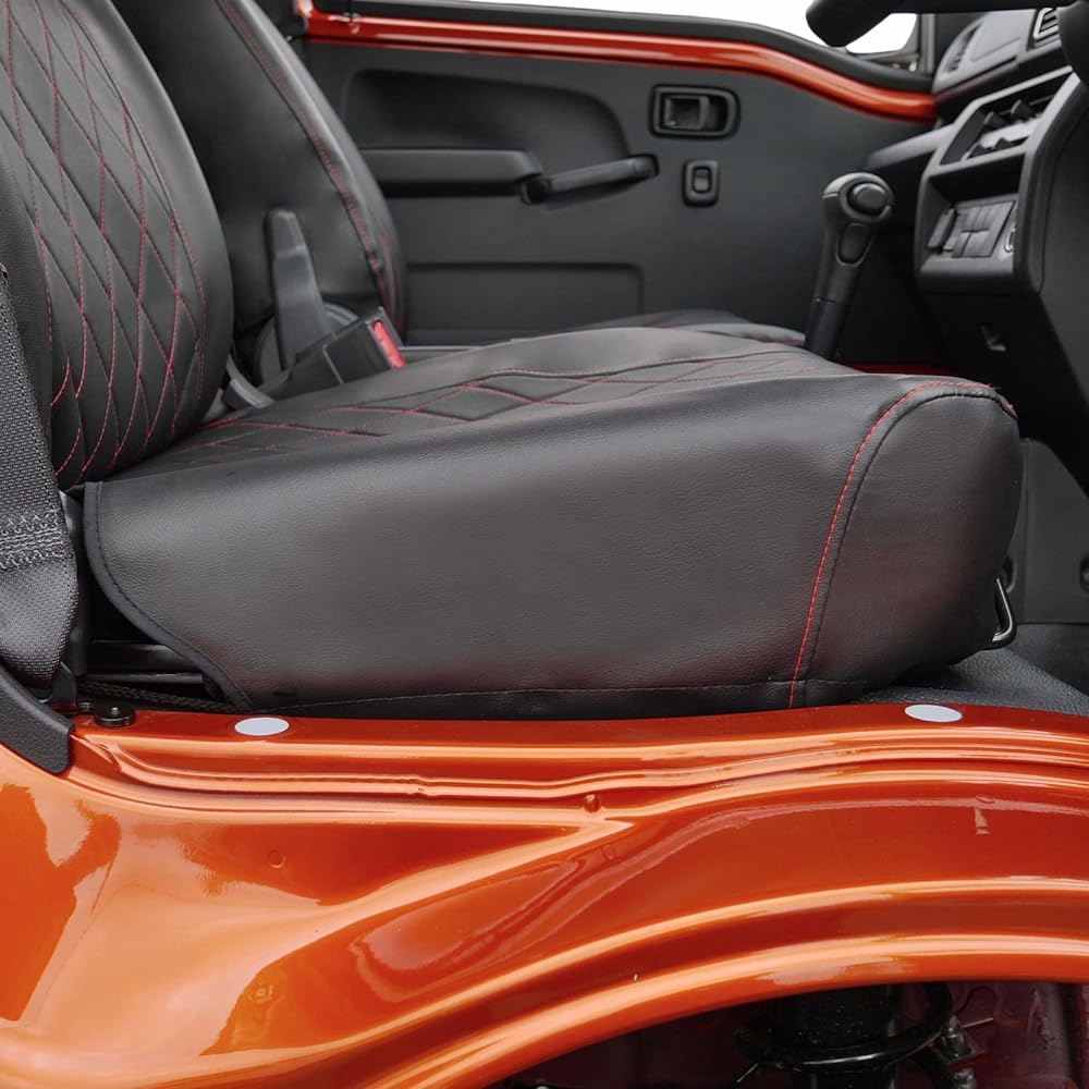 BONFORM Dedicated seat cover for each car model Diamond Quilt K2-1 For Hijet Jumbo (S500P/S510P) Red 4368-10RE