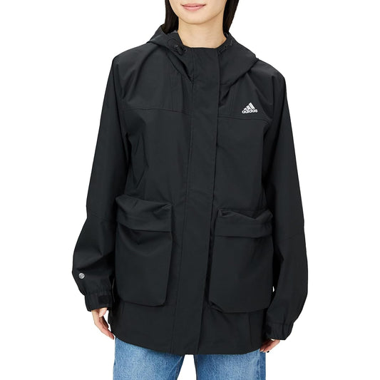 [Adidas] Jacket PRSVE Oversized Fit Woven Full Zip Jacket QD407 Women's