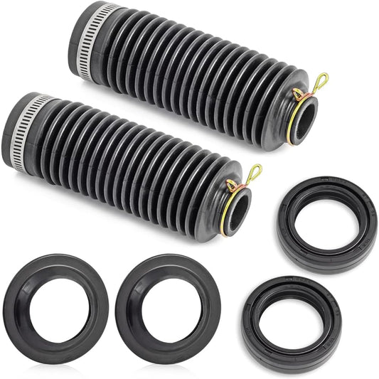 Front Fork Dust Seal Kit & Fork Boots for Honda 1985-2013 XR80R XR100R CRF80F CRF100F