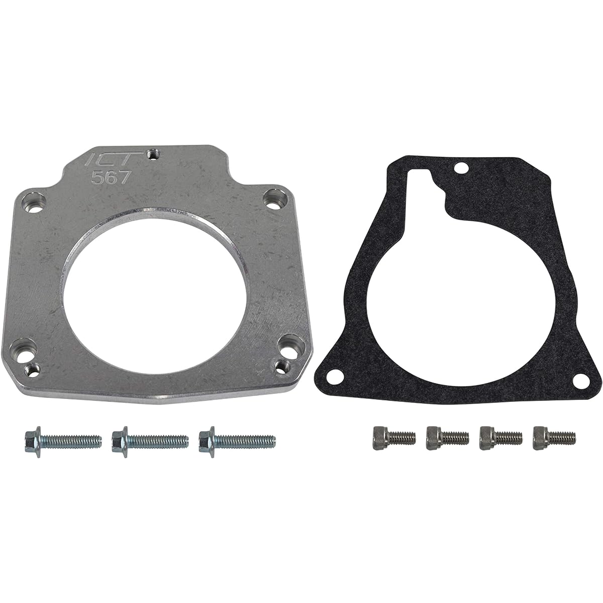 ICT Billet LS Drive by Wire Throttle Body Adapter / LS3 4 Bolt Intake LS1 3 Bolt TB DBW LS2 LS2 LS2 LY5 LY6 LY6 LY6 LY6 LC9 LFA LMG L98 L9HH8 L20 L94 L96 L96 LC8 LC8 LC8 L77 L77 551567