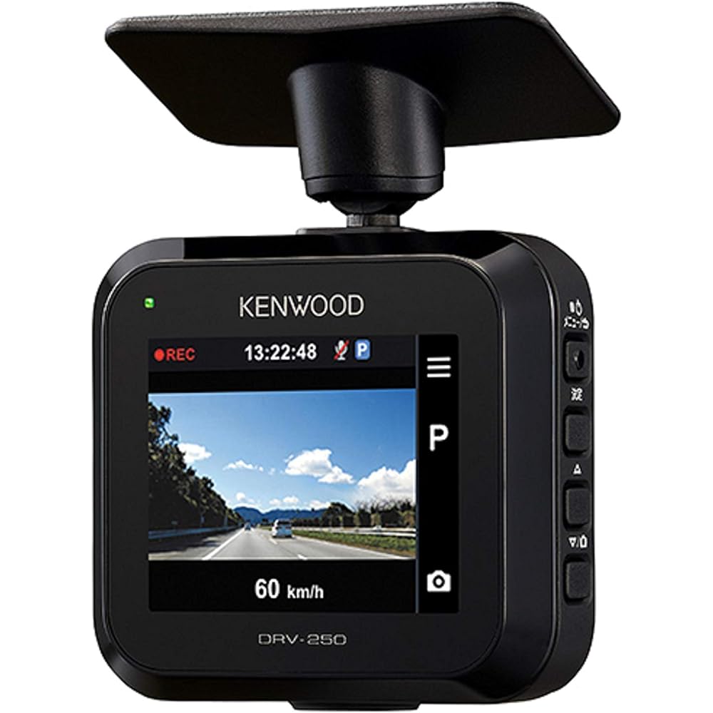 KENWOOD Drive Recorder DRV-250 Non-GPS Simple Function Full High Vision Black KENWOOD