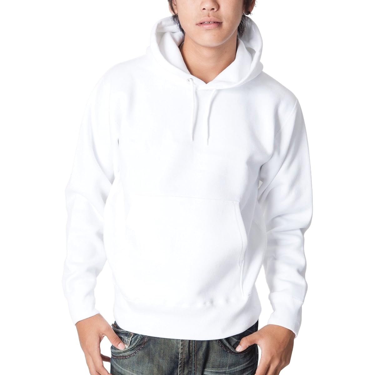 [T-Shirt Dot Esty] Hoodie Plain Thick Fleece Lined Pullover Max Heavy 12.4oz Men's [S M L XL 2XL 3XL]