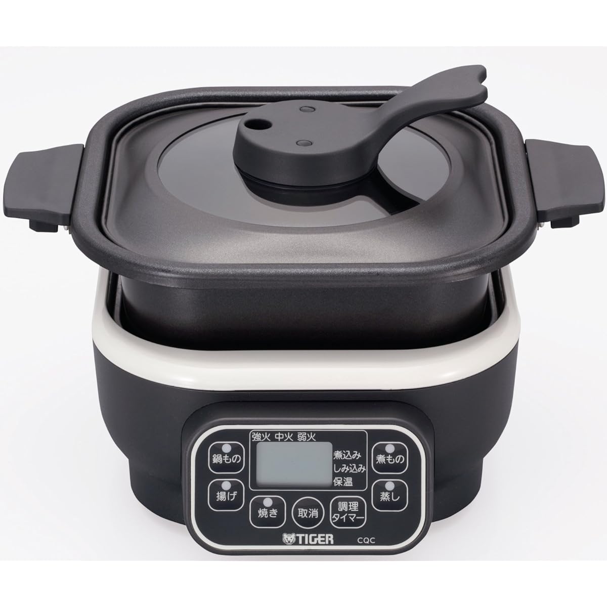 TIGER Microcomputer Table Cooker Cream White CQC-A070-WR