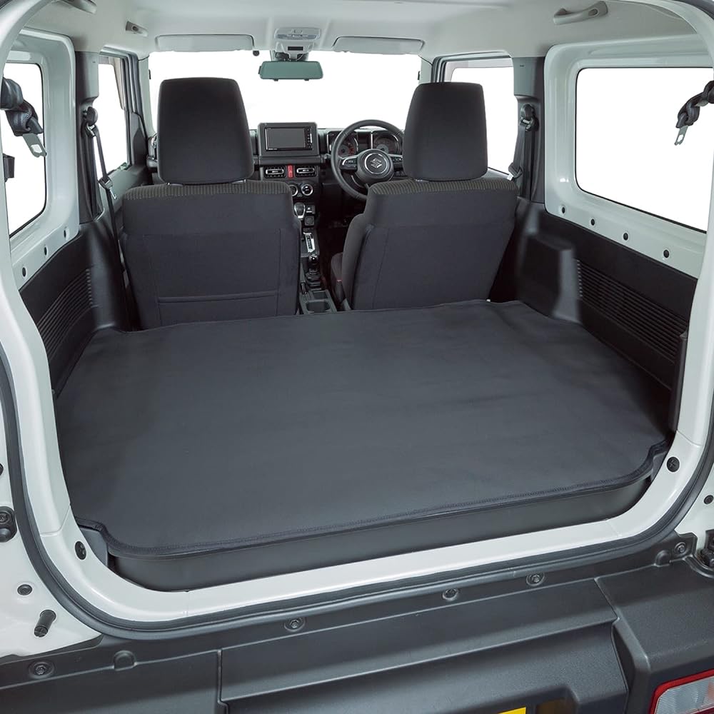 BONFORM Jimny non-slip luggage mat for JB64/JB74, integrated black, prevents luggage from staining, surface water repellent, waterproof, suitable for outdoor activities 7755-90BK
