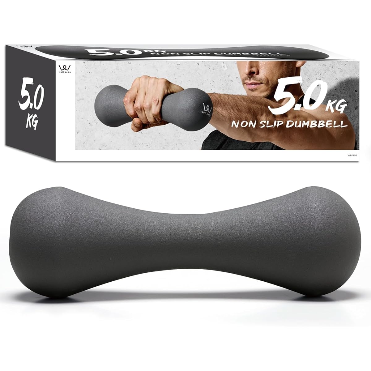 ALINCO Dumbbell 0.5kg 1kg 2kg 3kg 5kg Non-slip Easy to Grip Training Diet Shape Up Muscle Training Exercise Rehabilitation Compact Home Use