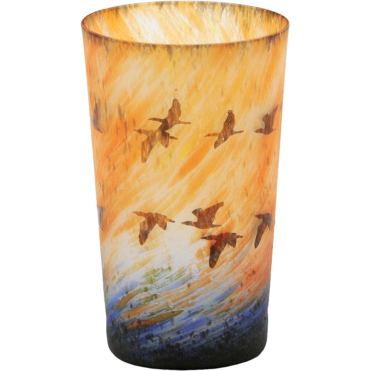 Tsukiyono Kobo Curved Glass Tabidachi Beer Glass T1-0467