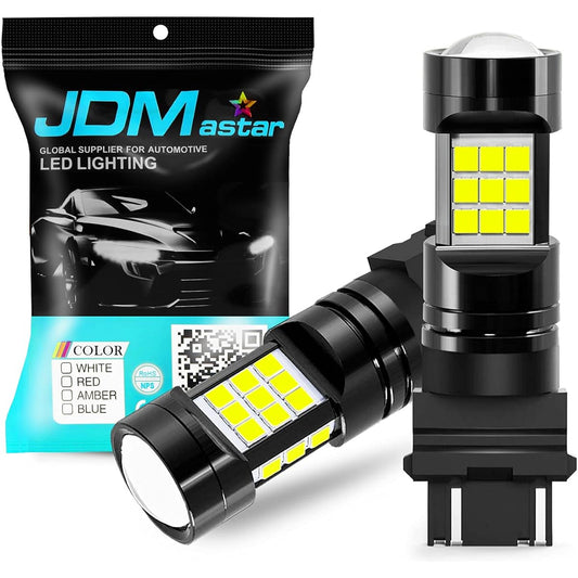 JDM ASTAR Super Bright PX Chip 3056 3156 3057 4057 4157 White LED bulb with projector