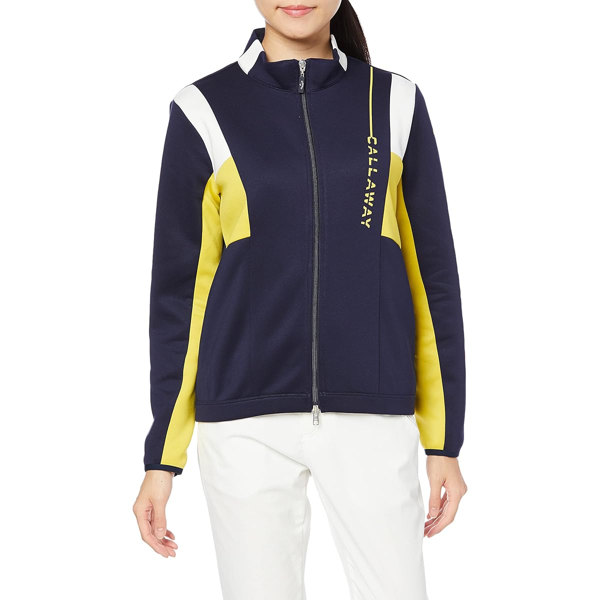 [Callaway] Women's Full Zip Blouson (Cardboard Knit) / Golf / C21217200