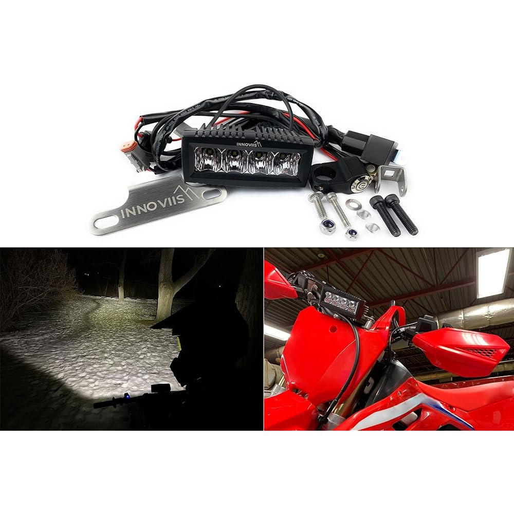 Dirt Bike LED Light Kit Compatible with KTM Husqvarna Kawasaki Honda Yamaha Suzuki Motocross Dirt Bike