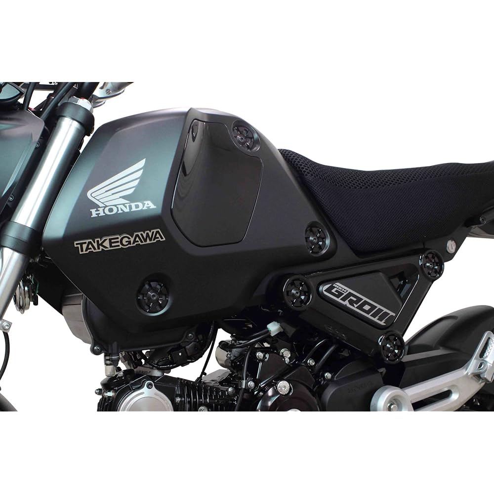 SP TAKEGAWA Machined Aluminum Side Color Black 6 Pieces GROM (JC92)/MSX GROM 09-11-0260