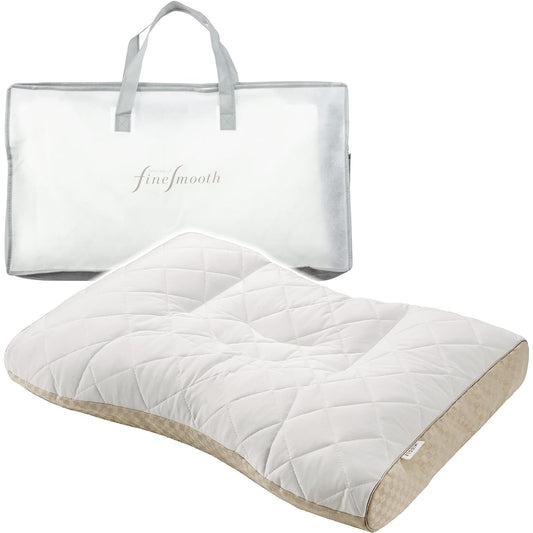 nishikawa [Nishikawa] Mini Pipe Pillow Height (Normal) Washable Breathable Elastic Height Adjustable Fine Smooth White EH07112012M