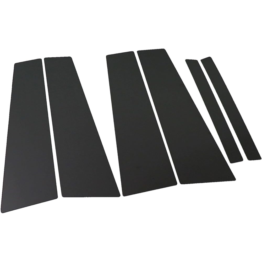 BRIGHTZ Lexus LS460 LS460L LS600h LS600hL UVF45 UVF46 USF40 USF41 USF45 USF46 Super Mirror Stainless Steel Black Plated Pillar Panel Visor Useful 6PC [PIL-BLA-028] LEXUS LS 460 460L 600h 600hL 460 600 11087