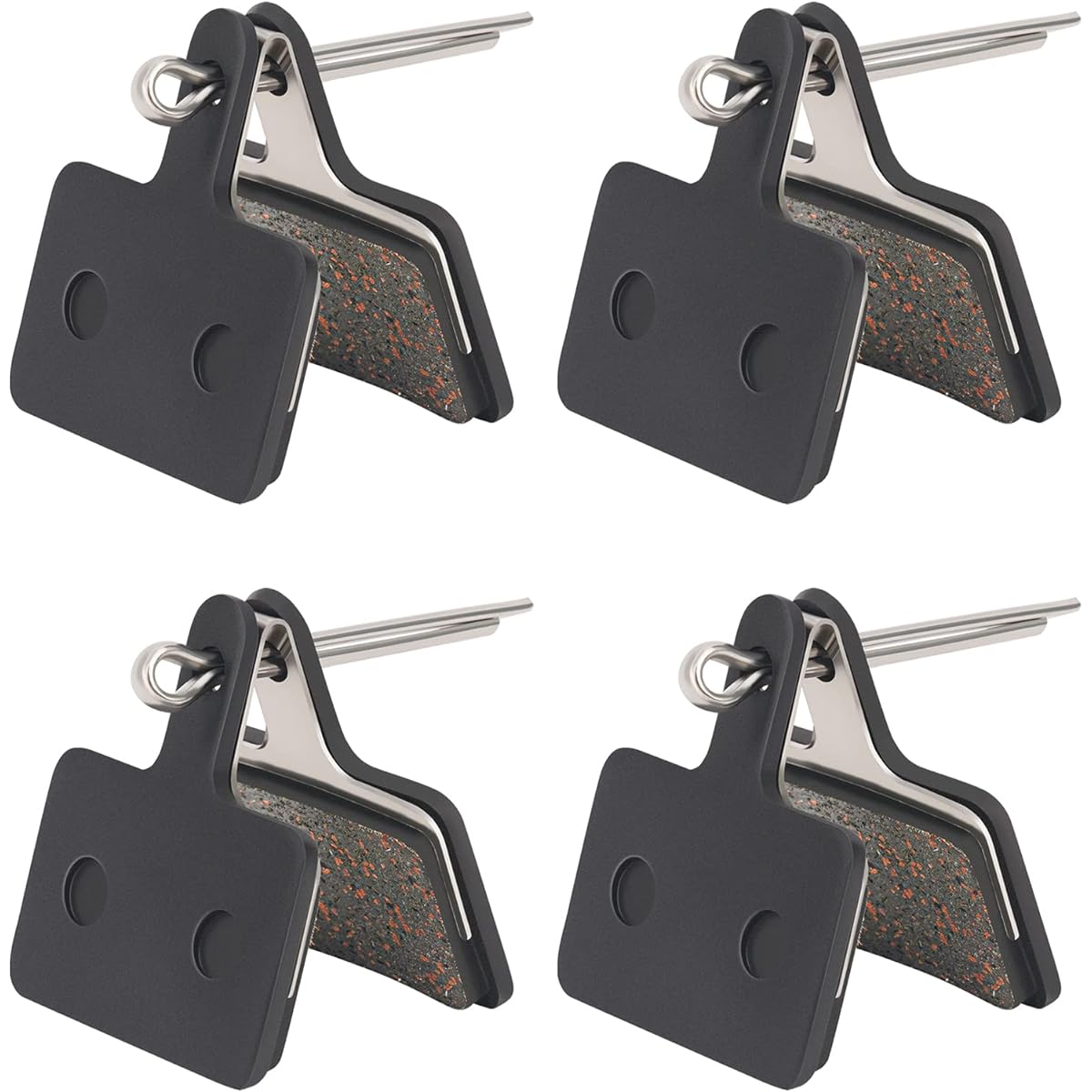 [4 Pairs/Set] Bicycle Disc Brake Pads TEKTRO Aquila, Auriga Pro/Comp / HDC300 Auriga Pro, Auriga e-Comp, Aquila, Orion Draco, Draco WS, Draco 2,Dorado E10.11 GEMINI VELA Bicycle Parts Noise Reduction Compatibility Durability