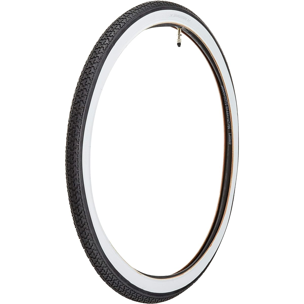 BRIDGESTONE Tire/Tube for Angelino 1 roll WO22×1-1/2 BLW (Shiro) AG22F P7254 F274020BLW