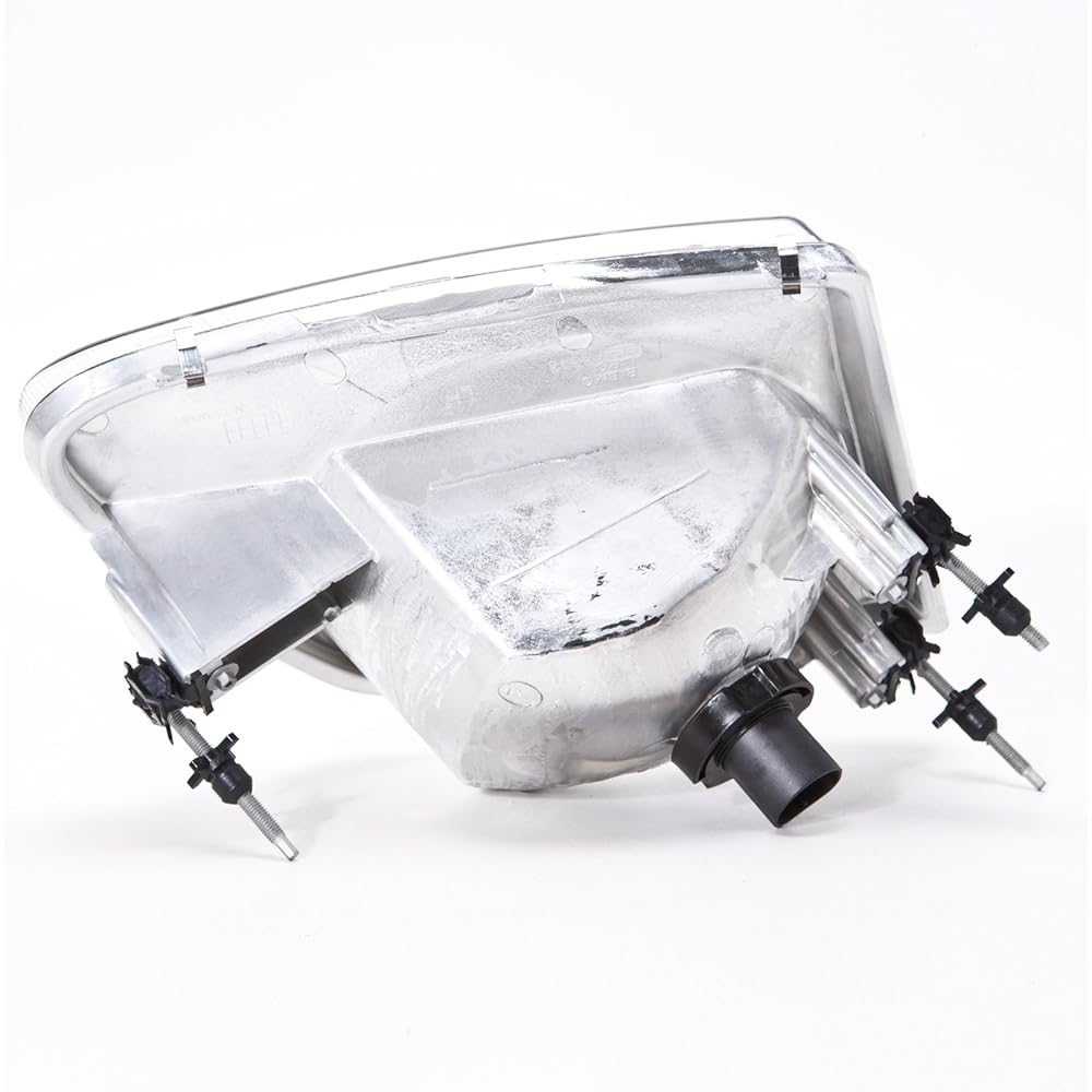 HEADLIGHTSDEPOT Chrome Housing Halogen Light Style Headlight Ford Expedition F-150 with a left driver and a head lamp on the right side seat side