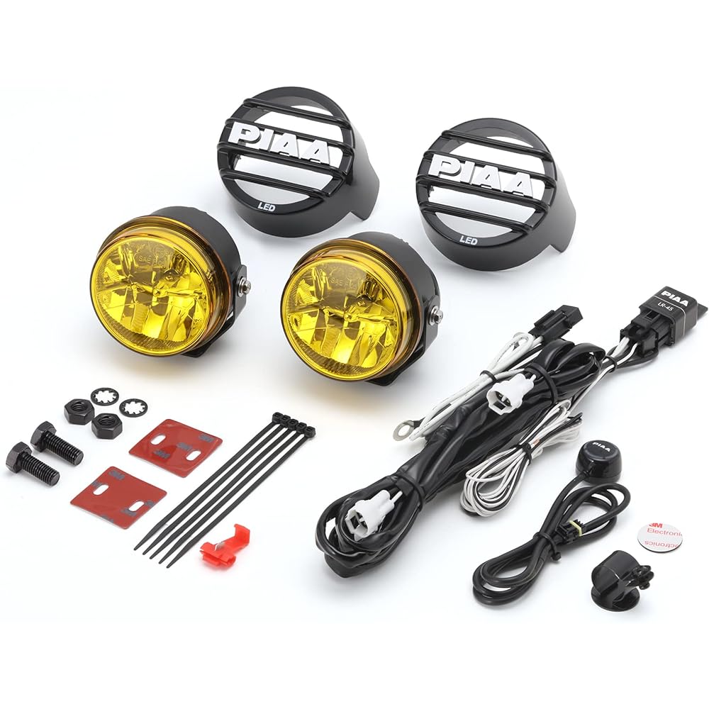 PIAA Retrofit Lamp LED Yellow [LP530 Series] 12V/8W Waterproof Switch Fog 70° Earthquake Resistant 10G Compatible 2 Pieces DK538XGA