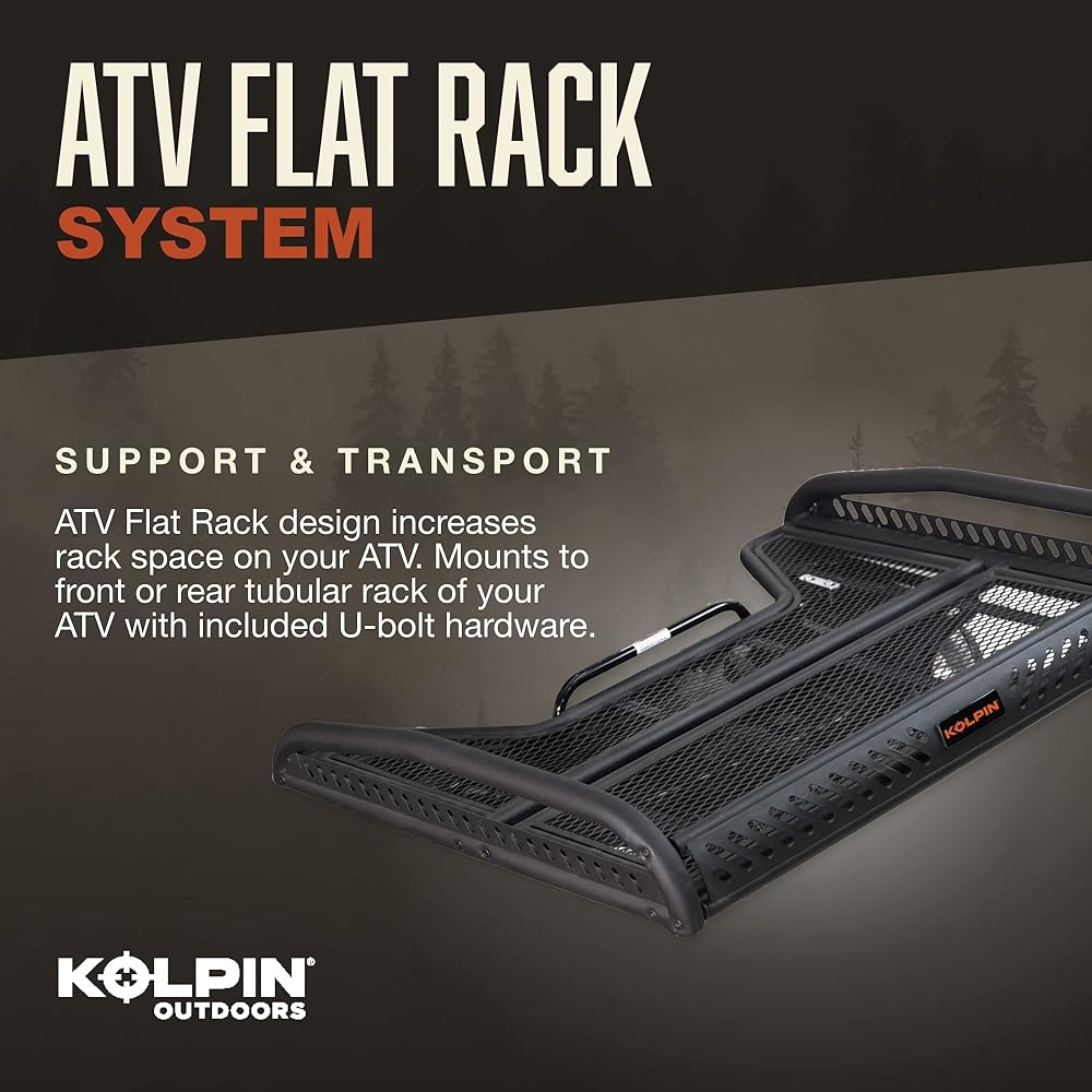 KOLPIN ATV Flat Rack -53400 Black One Size