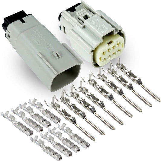 Molex Light Gray 8 Pin Wiyakonector Harley Waterproof Sealed Kit MX150