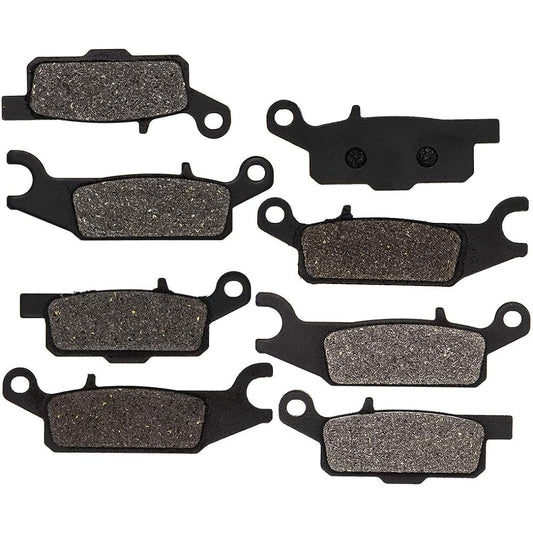 NICHE Brake Pad Kit Yamaha Grizzly 700 550 3B4-W0045-00 3B4-W0045-10 Completely Semi-Metallic