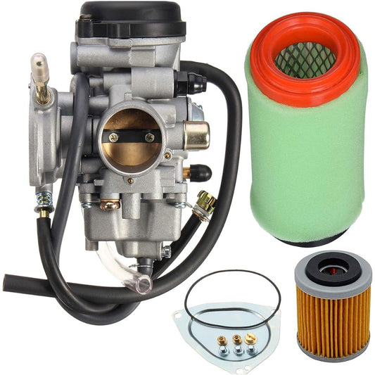 Carburetor Yamaha BIG BEAR 400 250 YFM400 YFM-400 YFM400S 2WD 4WD 2000-2004 Air fitter Oil fitter included