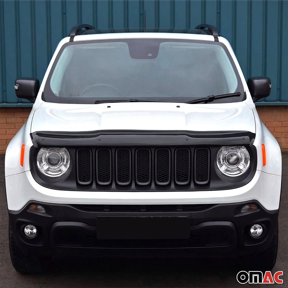 OMAC Front Bagui Frector JEEP RENEGADE 2015 ~ 2020 Food Protector All -weather Black