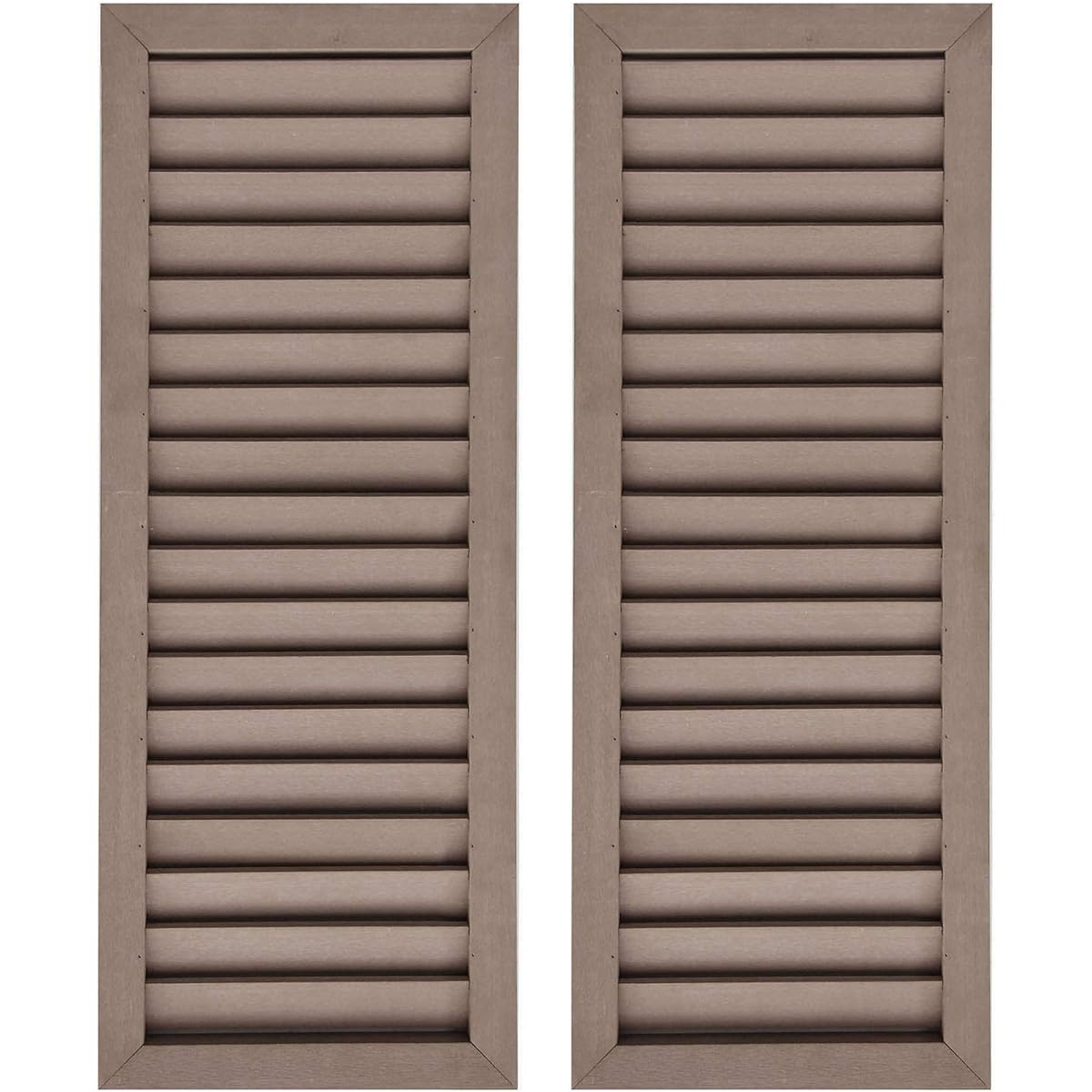 igarden iWood Louver Lattice Dark Brown H90cm x W30cm Set of 2 R9030D-02