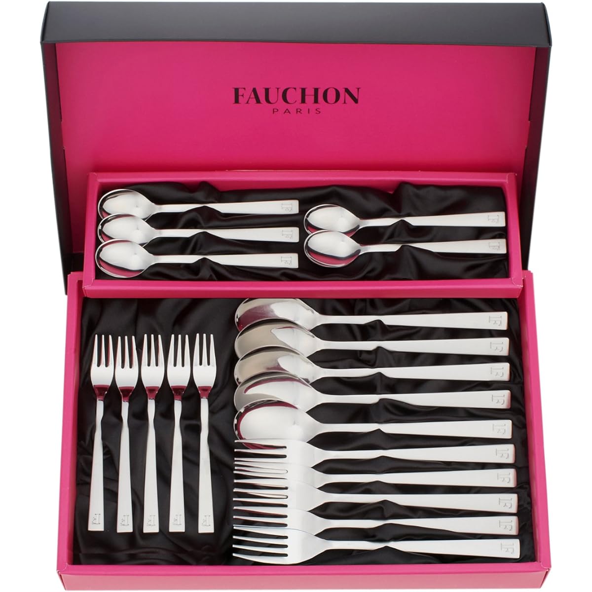 FAUCHON "Dessert Dinner" Spoon Fork 20 Piece Cutlery Set FA20-D20