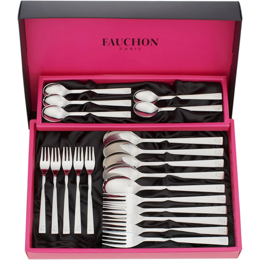 FAUCHON "Dessert Dinner" Spoon Fork 20 Piece Cutlery Set FA20-D20