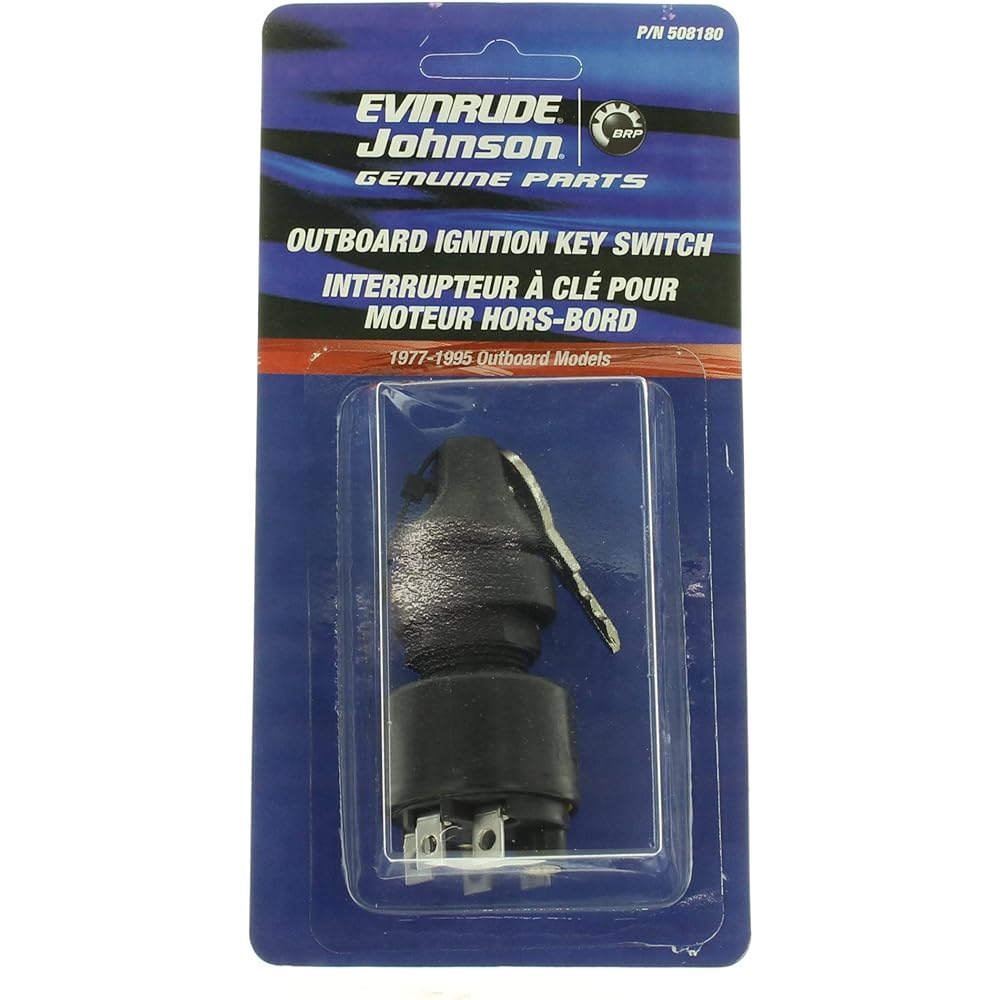 JOHNSON Evinrude OMC OEM 77 Series Outdoor Ignition Ignition Key Switch 0508180