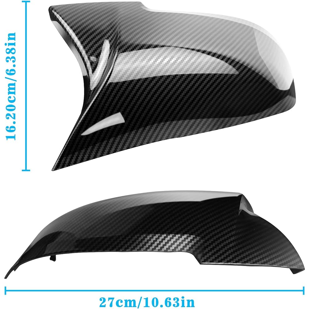 Door mirror Cover with glossy black replacement backside mirror cover Cap rear view replacement for replacement BMW F22 F23 F30 F31 F32 F33 F36 F87 M2 X1 E84