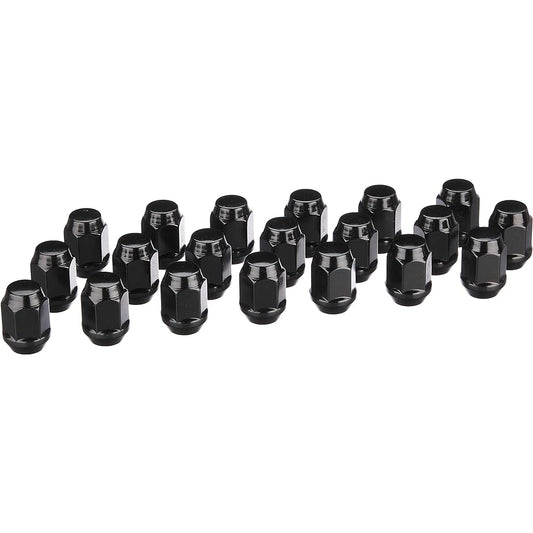 KYO-EI (Kyoei Sangyo) Lug Nut M12 x 1.25 Total Length 31mm 19HEX Black 20 Pieces 103B-19-20P