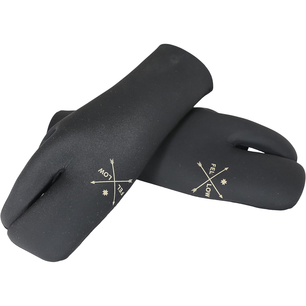 FELLOW Surf Gloves Mitten Type Wetsuit Surfing Mitten Gloves 5mm Cold Region Specification Thermal Retention Brushed Men Women Japanese Standard Thermal Storage Thermal Retention