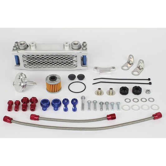 Special parts TAKEGAWA compact cool kit (slim line hose 3 fins 4 oil lines) Ducks 125 (JB04) 07-07-0454
