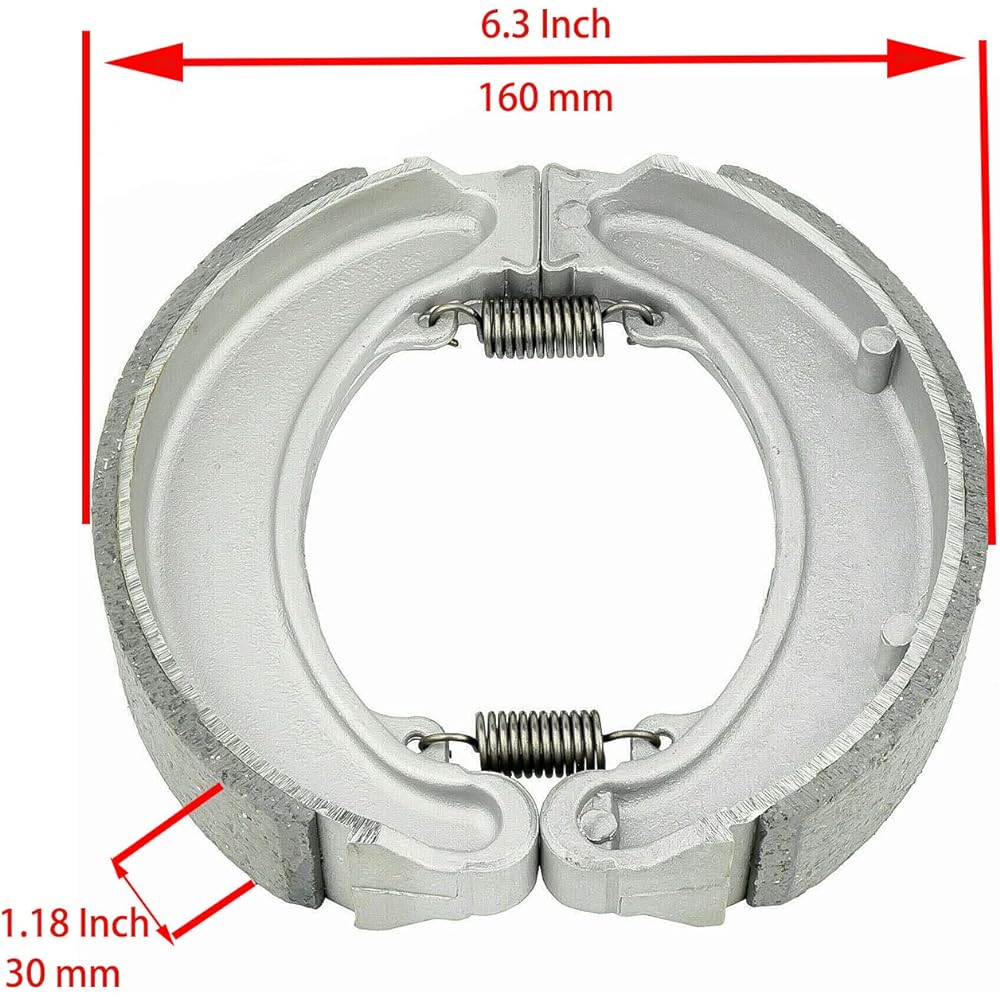 Honda TRX300FW TRX 300 FW FOURTRAX 4WD 1988-2000 Front and rear brake shoes