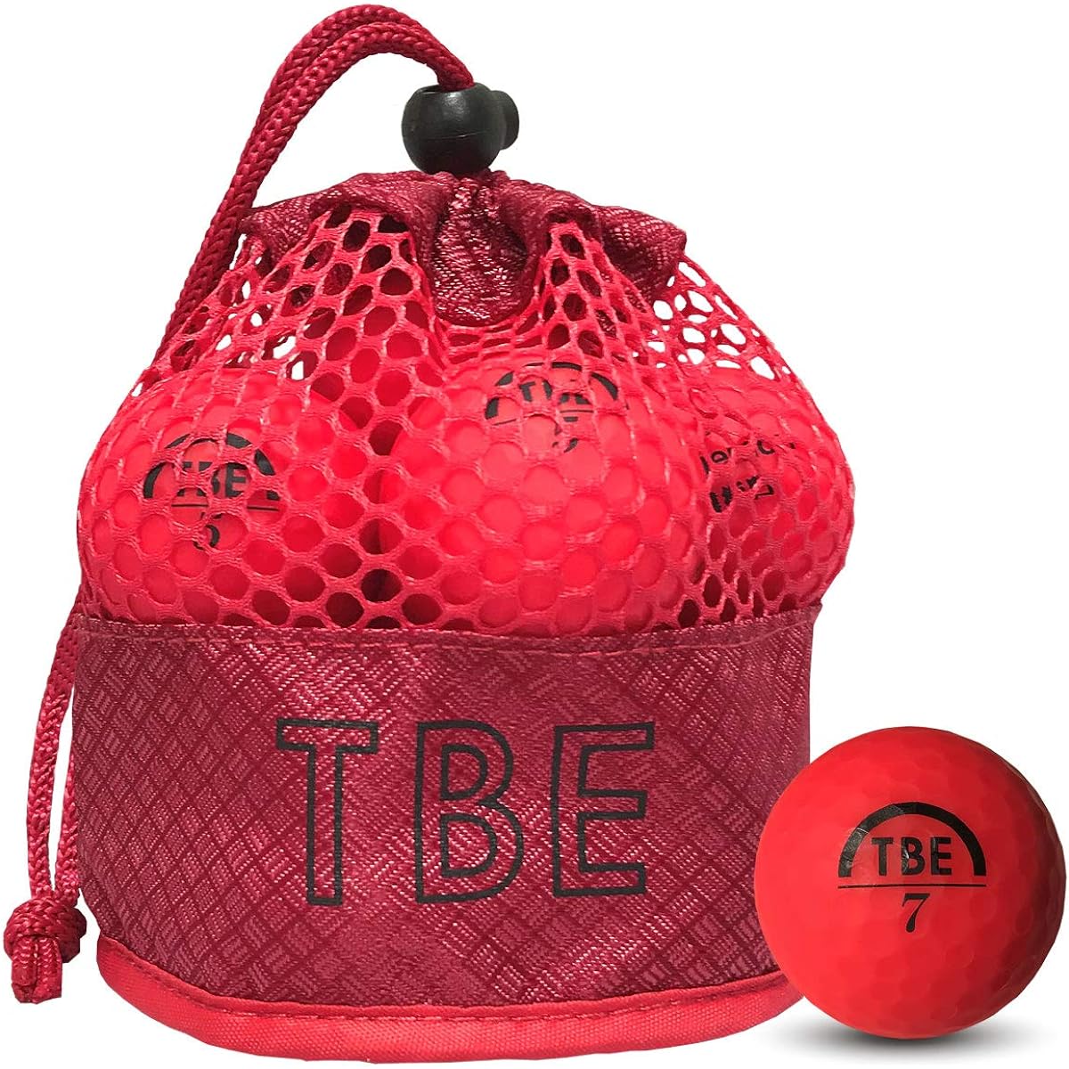 [FST Limited Model] TOBIEMON Golf Ball TOBIEMON Visibility Fluorescent Matte Color Golf Ball R&A Official Ball 2 Pieces 12 Balls Comes with Original Mesh Bag