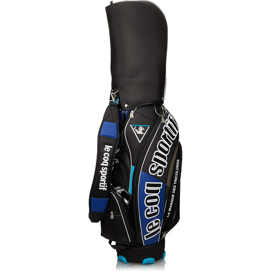[Le Coq Sportif] Golf Caddy Bag, Large Diameter, 3.7 kg, 9.5 Type (6 Divisions), Compatible with 47 Inches, Storage Capacity, Plenty of Pockets, Stylish, Sporty, Classic QQBPJJ04