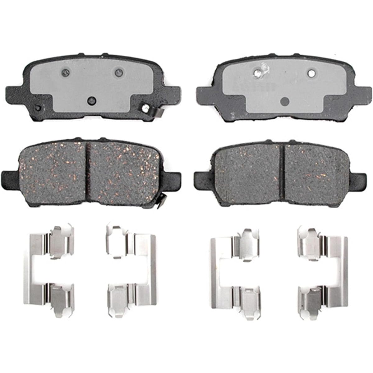 ACDelco 17D999CH Professional Ceramic Rear Disc Brake Pad Set