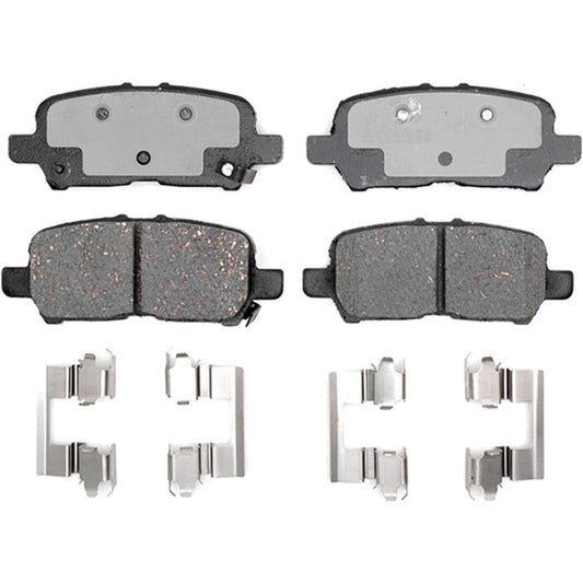 ACDelco 17D999CH Professional Ceramic Rear Disc Brake Pad Set