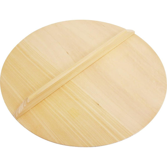 Ichihara Woodworks Drop Lid Wooden Commercial Use Pot Lid Diameter 54cm