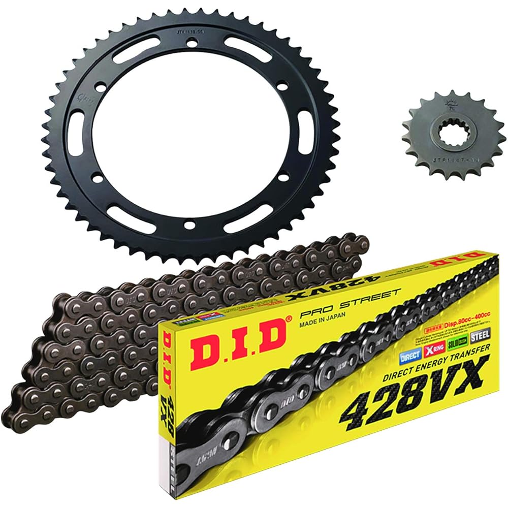 D.I.D (Daido Kogyo) F/R sprocket 3-point replacement kit DY-05 YAMAHA SR400 88-13