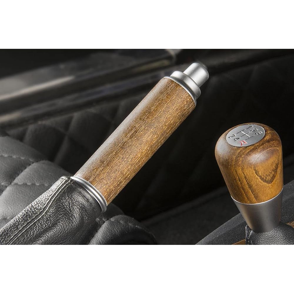 I.L.Motorsport Shift Knob Roadster NA6/8C/NB6/8C/NCEC Stick Type Ash Wood/Silver 5 Speed NAB-301353