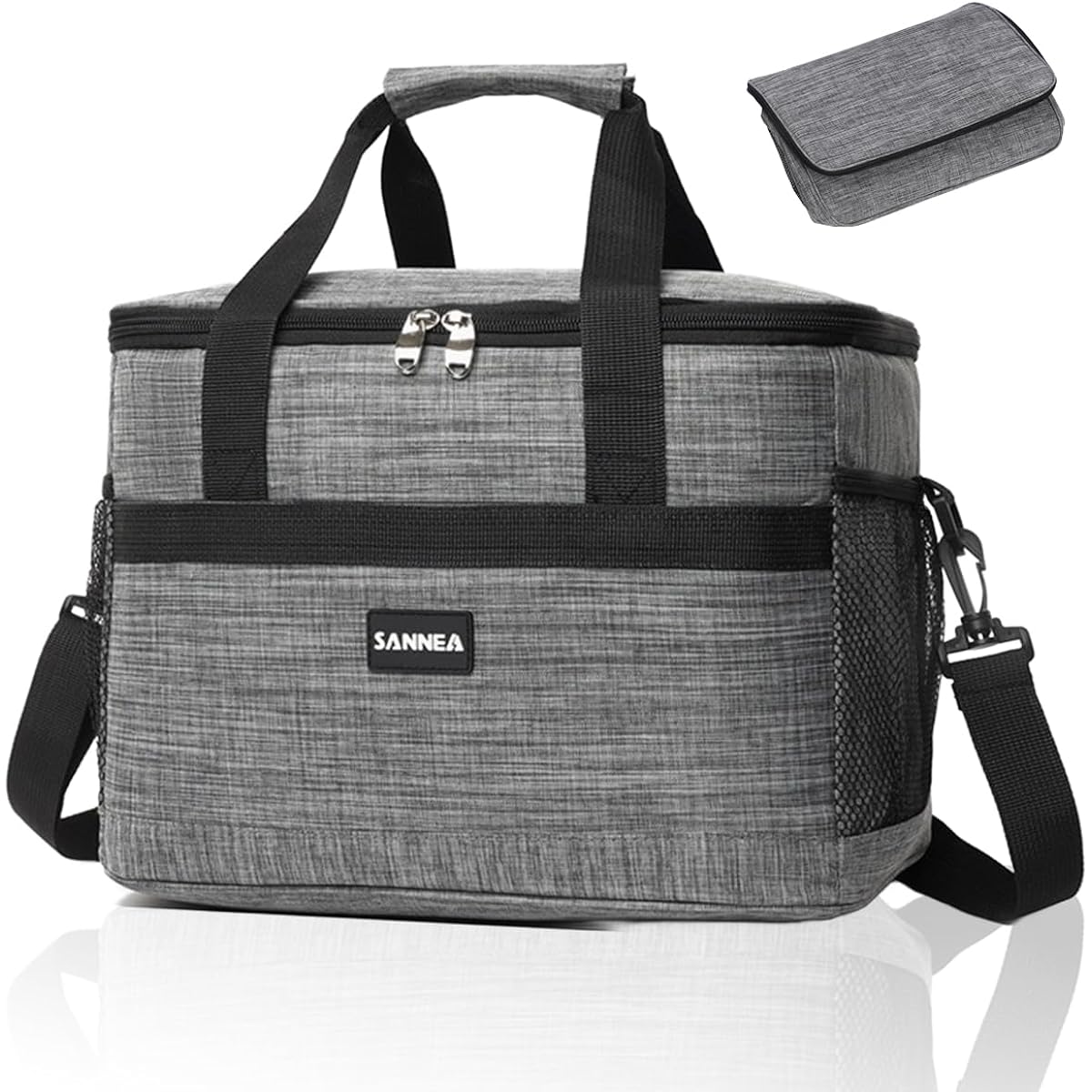 Pieni Kuu Cooler Box Large Small 20L 35L Cooling Bag Folding Storage Soft Cooler Solo Family Leisure (M Size)